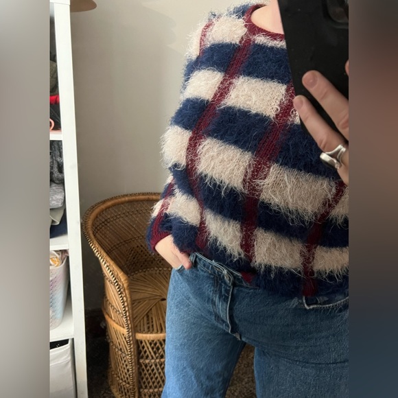 Etam Weekend French Sweater fuzzy -8 - Picture 2 of 5